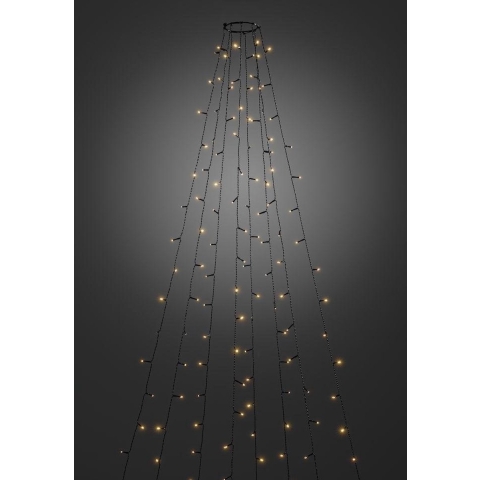 Konstsmide 6520-870 LED-boommantel met app Binnen/buiten Energielabel: G (A - G) werkt op het lichtnet Aantal lampen 240 LED Barnsteen
