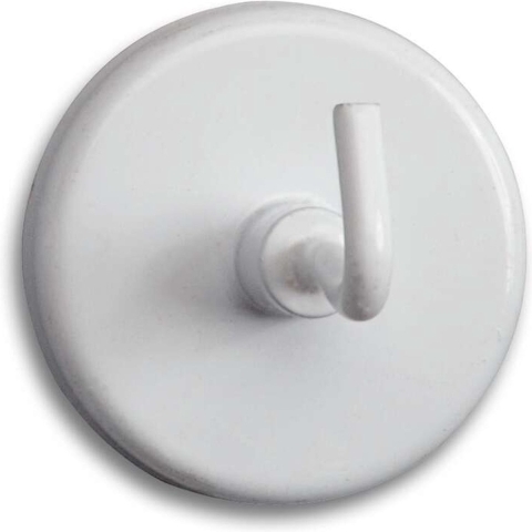 Maul Magneet (Ø x h) 36 mm x 36 mm Rond, Met haak Wit 5 stuk(s) 6158002