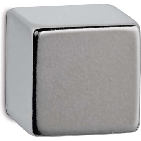 Maul Neodymium magneet neu (b x h x d) 20 x 20 x 20 mm Dobbelsteen Zilver 1 stuk(s) 6169496