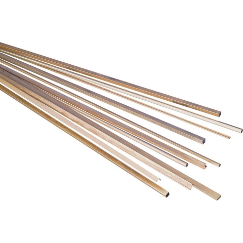 Messing Buis Profiel (Ø x l) 20 mm x 500 mm Binnendiameter: 16 mm