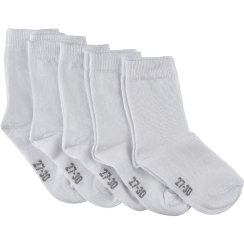 Minymo Sokken - 5-pack - Wit - Minymo - 35/38 - Sokken