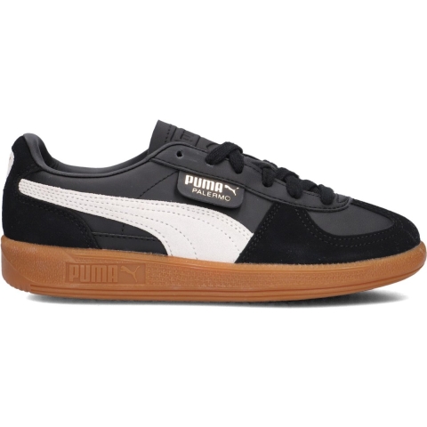 Puma Schoenen - Palermo Lth Jr - Puma Black/Veergrijs - Puma - 39 - Schoenen