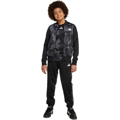 adidas Performance Trainingspak - J Camo T TS 3S - Black/White - adidas Performance - 12 jaar (152) - Trainingspak