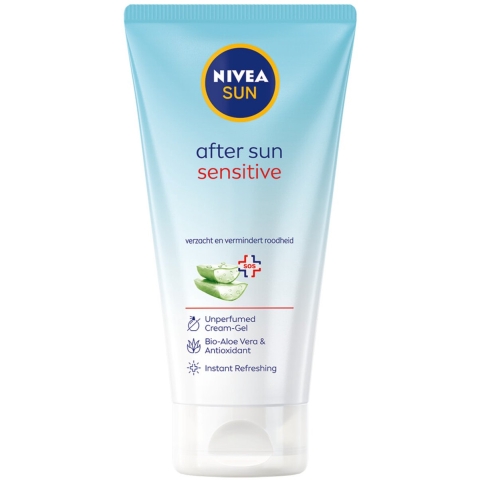 6x Nivea Sun Sensitive After Sun Cream Gel 200 ml