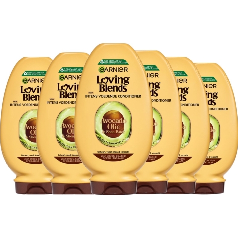 6x Garnier Loving Blends Avocado Olie en Shea Boter Conditioner 250 ml