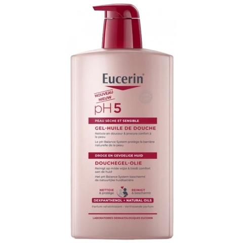 Eucerin pH5 Douchegel-Olie | 1000 ml
