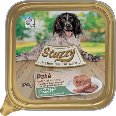Stuzzy Kalf en Wortels - Hond - Natvoer - 22 x 150 gr