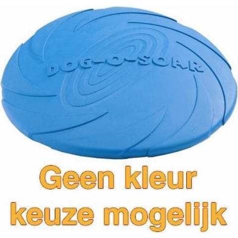Rubber Frisbee Dog 0 Soar Assorti 18 cm