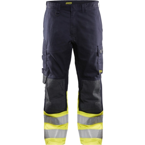Blåkläder Multinorm werkbroek Inherent 14881512 | Marine/High-Vis Geel | Maat 46 - 7330509622186
