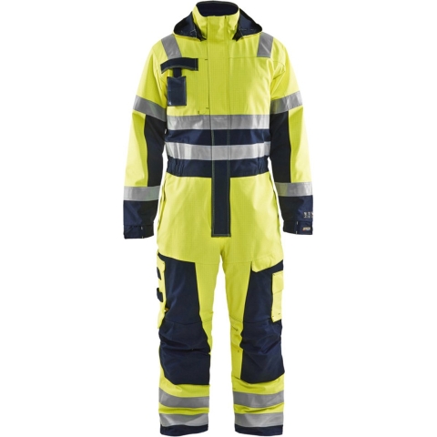 Blåkläder Multinorm Winteroverall 63681530 | High-Vis Geel/Marineblauw | Maat 56 - 7330509390870