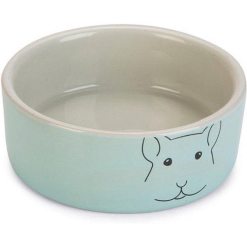 Beeztees Caviabakje Frinca Keramiek Grijs - Mint 10 cm