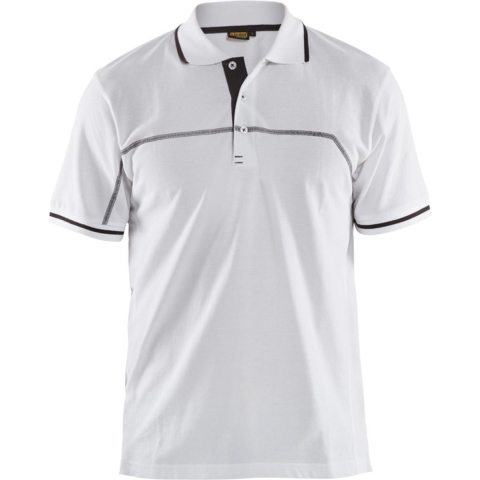 Blåkläder Poloshirt 33891050 | Wit/Donkergrijs | Maat XXL - 7330509662694