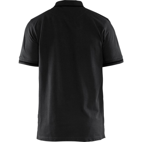 Blåkläder Poloshirt 33891050 | Zwart/Donkergrijs | Maat M - 7330509603031