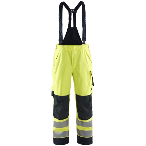 Blåkläder Multinorm shell werkbroek 18811532 | High-Vis Geel/Marineblauw | Maat 3XL - 7330509783917
