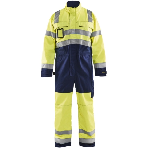Blåkläder Overall High-Vis 63731804 | High-Vis Geel/Marineblauw | Maat 50 - 7330509254332