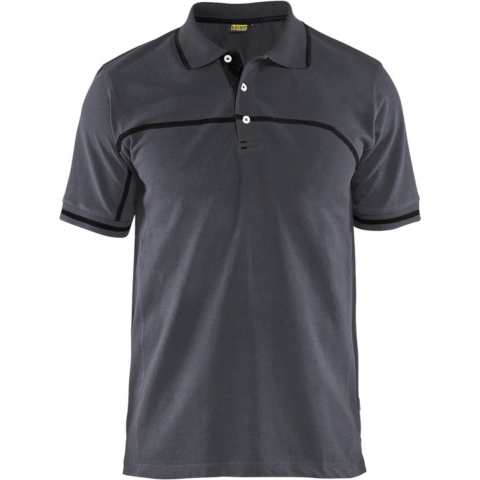 Blåkläder Poloshirt 33891050 | Medium Grijs/Zwart | Maat XS - 7330509685242