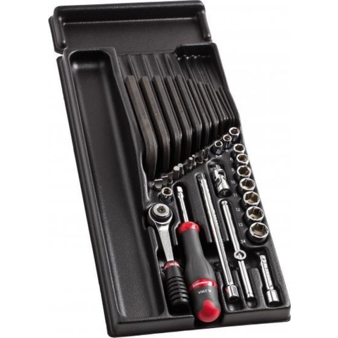 Facom module 1/4” 6-kant doppen - inbussleutels en bits - MOD.R161-26