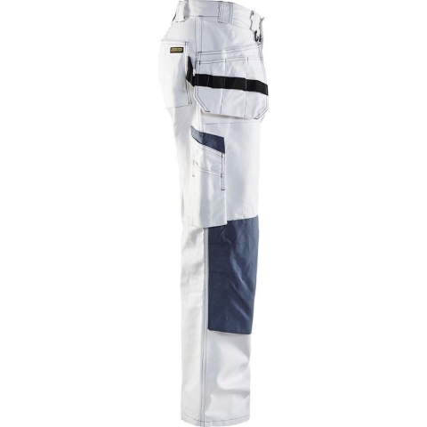 Blåkläder Schilders Werkbroek 15311210 | Wit/Donkergrijs | Maat 48 - 7330509755129