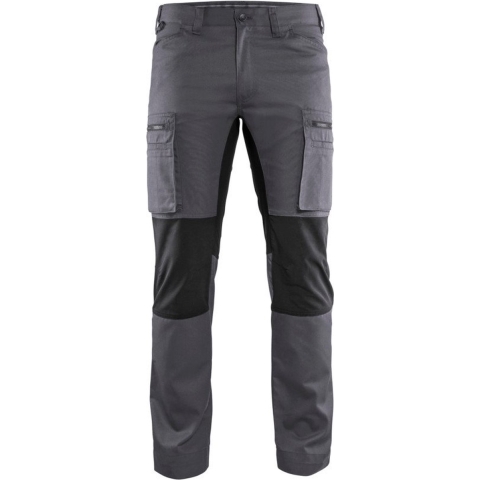 Blåkläder Service werkbroek met stretch 14591845 | Medium Grijs/Zwart | Maat 56 - 7330509748824