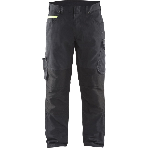 Blåkläder Service werkbroek met stretch zonder spijkerzakken 14951330 | Groen/Zwart | Maat 60 - 7330509543849