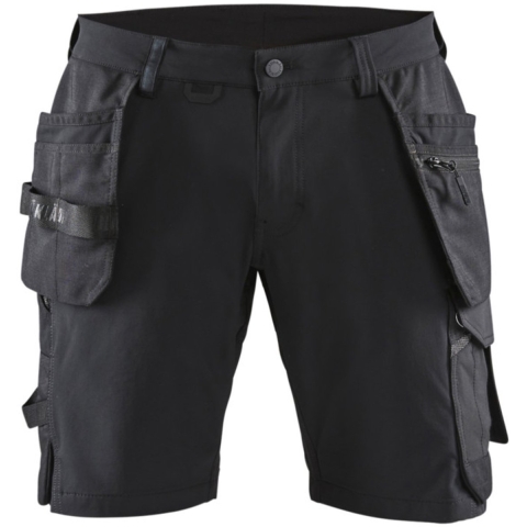 Blåkläder Short 4-weg stretch 15201645 | Zwart/Donkergrijs | Maat 56 - 7330509802939