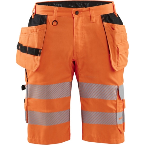 Blåkläder Short met stretch High-Vis 15861811 | High Vis Oranje | Maat 52 - 7330509691304