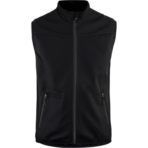 Blåkläder Softshell bodywarmer 38502516 | Zwart/Donkergrijs | Maat L - 7330509556214