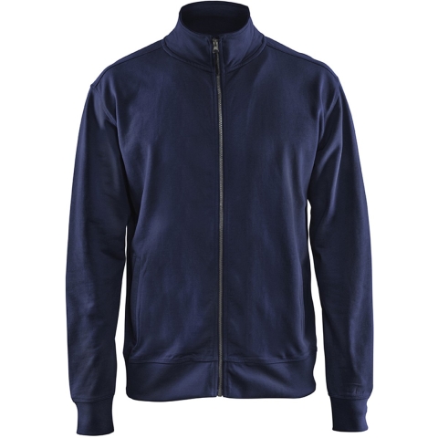 Blåkläder Sweatshirt met Rits 33711158 | Marineblauw | Maat 4XL - 00.183.015.02