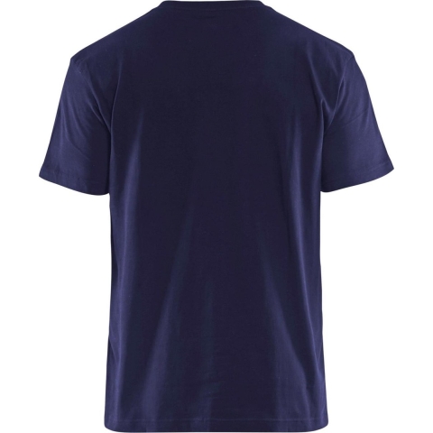 Blåkläder T-Shirt bicolour 33791042 | Marine/High-Vis Geel | Maat XS - 7330509604212
