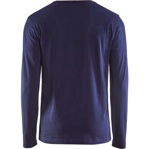 Blåkläder T-Shirt lange mouw 35001042 | Marineblauw | Maat 4XL - 7330509596647