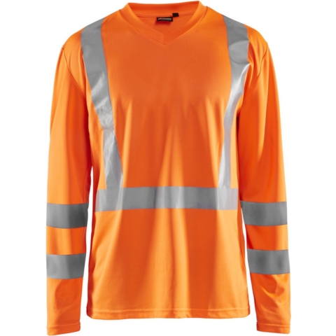 Blåkläder UV-T-Shirt lange mouw High-Vis 33831011 | High-Vis Oranje | Maat XS - 7330509380031