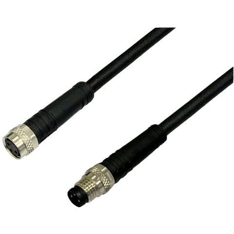 BKL Electronic 2700036 Sensor/actuator verlengkabel M8 Aantal polen (sensoren): 3 Stekker (recht) op koppeling (recht) 2 m 1 stuk(s)