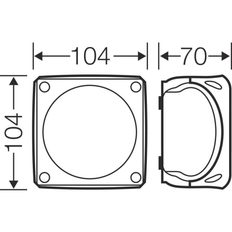 Hensel 62000049 Verdeeldoos Halogeenvrij, Verzegelbaar, Weerbestendig (l x b) 104 mm x 104 mm 1 stuk(s)
