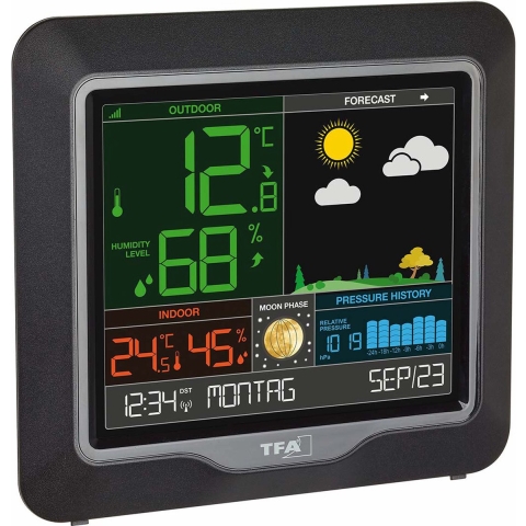 TFA Dostmann Season 35.1150.01 Draadloos weerstation Verwachting voor 1 dag Aantal sensoren max.: 1 stuk(s)