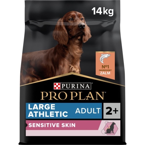 Pro Plan Large Atlethic Adult Sensitive Skin - Honden Droogvoer - Zalm - 14 kg