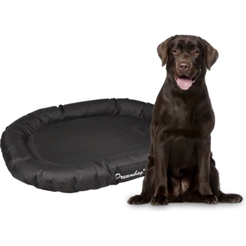 Flamingo Dreambay® - Kussen Honden - Kussen Dreambay Ovaal Zwart 120x90x 16cm - 1st