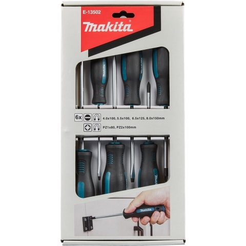 Makita Accessoires Schroevendraaierset 6-delig PZ/SL - E-13502 E-13502