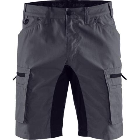 Blåkläder Service short stretch 14491845 | Medium Grijs/Zwart | Maat 48 - 7330509801864