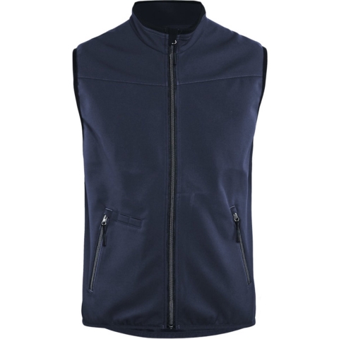 Blåkläder Softshell bodywarmer 38502516 | Donker marineblauw/Zwart | Maat XS - 7330509537701