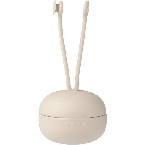 Liewood Fopspeendoosje - 8x6x17 cm - Silicone - Philip - Sandy - Liewood - OneSize - Toebehoren