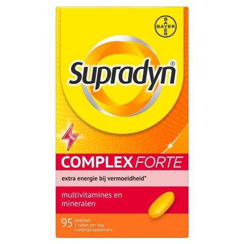 Gratis Verzending: 2x Supradyn Complex Forte 95 tabletten