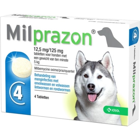 Milprazon Ontworming Hond 4 tabletten
