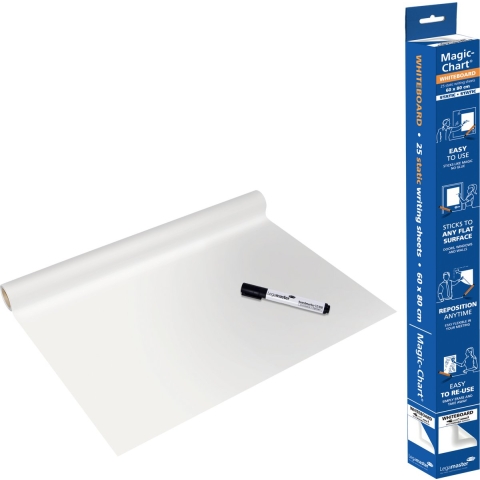 Legamaster Whiteboard folie Magic-Chart (b x h) 600 mm x 800 mm Wit