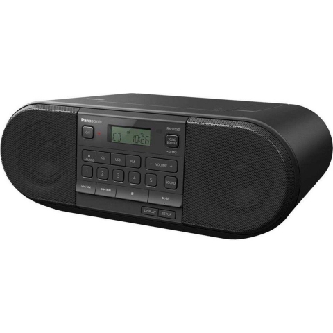 Panasonic RX-D550E-K CD Radio Met Bluetooth - Zwart