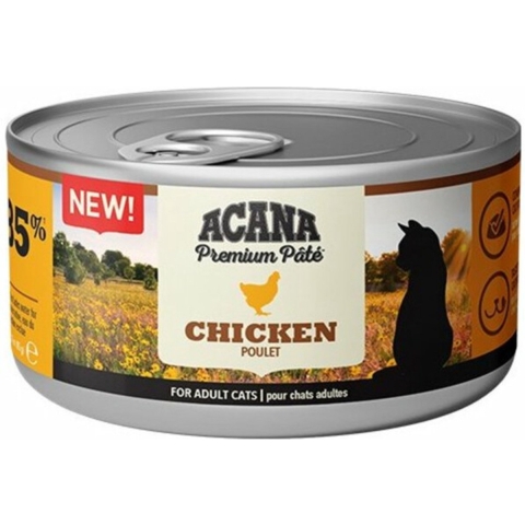 Acana Premium Paté kip natvoer kat (85 g) 2 trays (48 x 85 g)