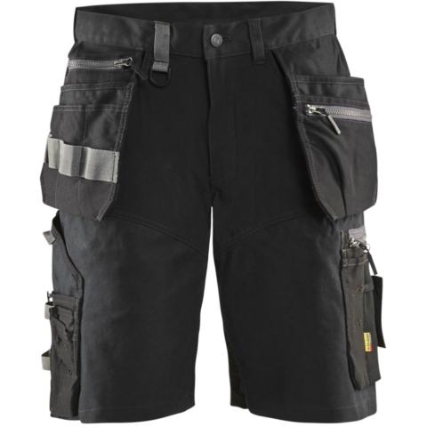 Blåkläder Short met stretch en spijkerzakken 15981343 | Zwart | Maat 50 - 7330509722091