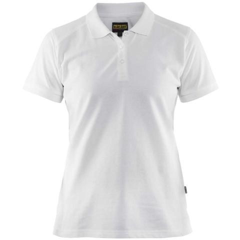 Blåkläder Dames poloshirt piqué 33901050 | Wit | Maat L - 7330509500309