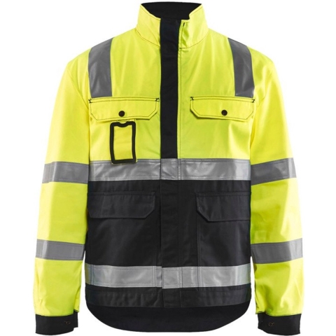 Blåkläder Jack, ongevoerd High-Vis 40231804 | High-Vis Geel/Zwart | Maat XL - 7330509744987