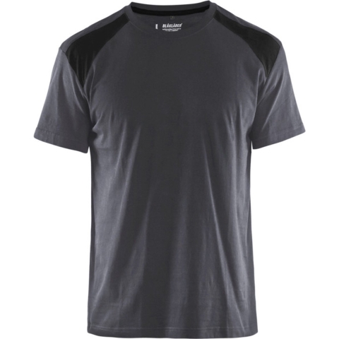 Blåkläder T-Shirt bicolour 33791042 | Medium Grijs/Zwart | Maat S - 7330509684986