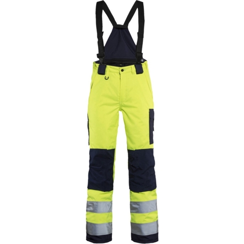 Blåkläder Dames Winterwerkbroek High-Vis 78851977 | High-Vis Geel/Marineblauw | Maat 48 - 7330509551127